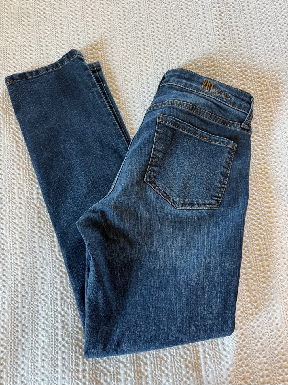 Kut from the Kloth Indigo Blue Boyfriend Jeans Katy size 6